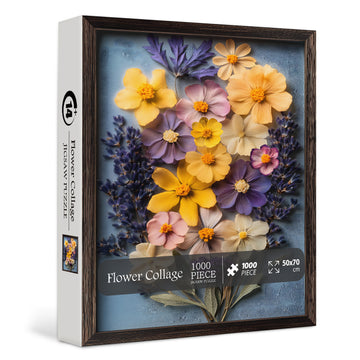 Puzzle collage fiore puzzle 1000 pezzi